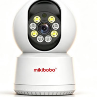 mikibobo 全彩夜视360°全景旋转监控摄像头