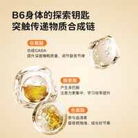 儿童B6聪明橙维生素咀嚼60片注意专注力缺陷多动抽动ADHD