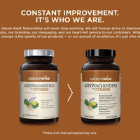 naturewise 南非醉茄KSM66 GABA情绪支持胶囊 浅棕色 60 个 * 1 件装