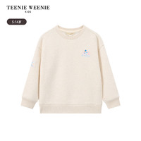 TEENIE WEENIE Kids小熊童装休闲简约刺绣加绒卫衣