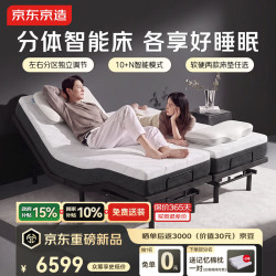 京东京造 2026新款分体式智能电动床撑腰床垫1.8×2m支持米家APP