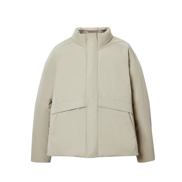 杰克琼斯 冬季户外高充绒保暖羽绒服合集 169g充绒 225412041卡其色
