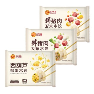正大 猪肉焖笋饺子400g 香酥肉150g＊2袋