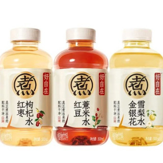 元气森林 好自在3口味混合装 500ml*12瓶（红豆薏米4+红枣枸杞4+金银花4）