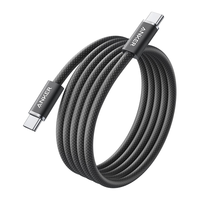 Anker安克 140W双头Type-C数据线 黑色 1米