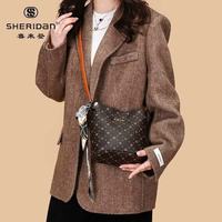 SHERIDAN 丝巾水桶包 轻奢简约通勤单肩包