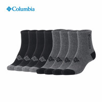 Columbia 26春夏新款休闲袜中筒户外运动男女通用4双装袜子舒适透气RCS632 AS3 L