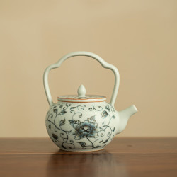 青花汝窑茶壶大容量泡茶神器