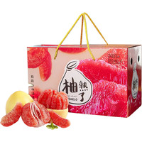 特大果 福建 平和 红心蜜柚 三红柚 4.5斤装 1-2个
