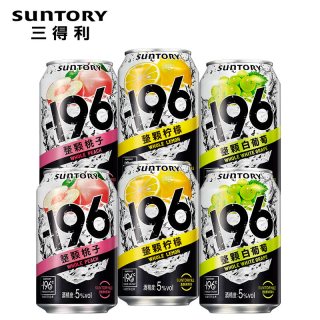 淘金币可用、88VIP、今日必买：三得利 196℃鸡尾酒水果味气汽泡果汁酒 330ml*6罐