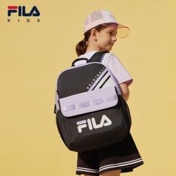 FILA 儿童书包男女生轻便减负一二三到六年级双肩包 57娄阑紫-PPU