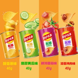 乐事 罐装薯片40g*8罐