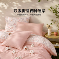 LOVO 罗莱家纺四件套 100% 新疆长绒棉 安全无刺激 柔软又亲肤 四季可用 200*230cm