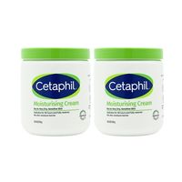 550g*2罐Cetaphil丝塔芙大白罐含烟酰胺舒润保湿霜滋润乳液身体乳
