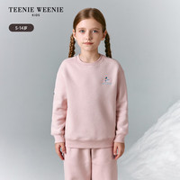 TEENIE WEENIE 女童加绒刺绣卫衣