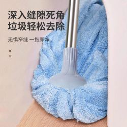 美宝琳 老式拖把家用一拖净吸水拖布毛巾布条墩布替换头