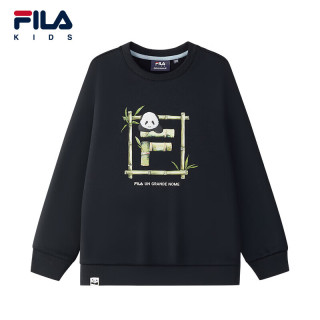 FILA 儿童长袖套头卫衣
