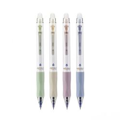 宝克 PC1964热可擦按动中性笔 黑色0.5mm*8支 侧按出芯 自带橡皮