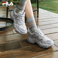 FILA 猫爪6代|FILA老爹鞋女鞋26新款透气厚底复古鞋潮流穿搭休闲鞋