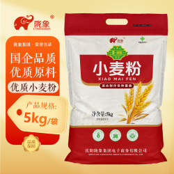 陇象 5kg石磨面粉家用包子馒头中筋面粉饺子粉专用小麦粉10斤