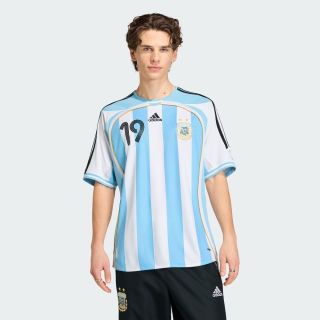 百亿补贴：adidas 阿根廷队世界杯足球休闲短袖T恤 JN3708