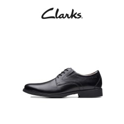 Clarks 男士春夏德比鞋新郎鞋英伦商务绅士正装舒适透气Whiddon Plain 深棕褐色261529198 41.5(uk7.5)