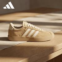 adidas 女 运动型格系列 VL COURT 3.0 运动休闲鞋 KI2108 黄色