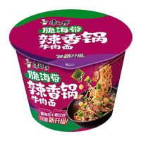 康师傅 方便面 脆海带辣香锅牛肉面 129g*3桶