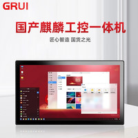 GRUI信创国产化10.1/15.6/21.5/24英寸嵌入式显示器工控一体机电脑麒麟鸿蒙系统AI工业触摸屏高亮IP65