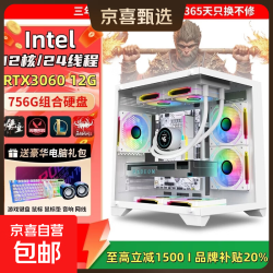 台式电脑18核RTX5050可选黑神话悟空直播三角洲吃鸡海景房办公游戏电脑台式机主机整机组装电脑 5》12