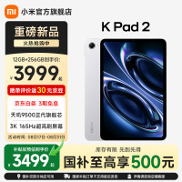 小米 MI）红米平板 REDMI K Pad 2 8.8英寸小平板 3K屏 天玑9500  太空银 16GB+256GB