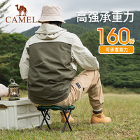 骆驼 户外折叠椅露营椅子野餐铝合金凳子钓鱼板凳美术写生小马扎 F128