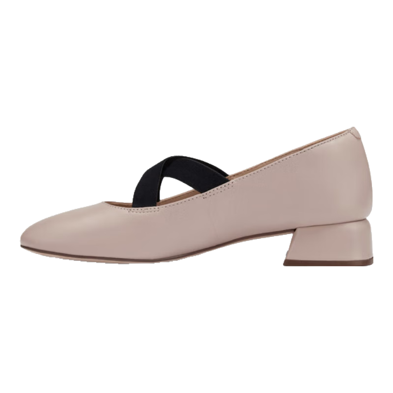 Clarks其乐 Daiss30 Soft 羊皮复古方跟玛丽珍女鞋