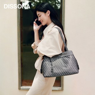DISSONA迪桑娜 抽绳托特包 女士单肩包