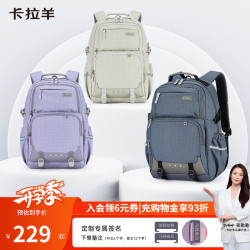 卡拉羊 CX5534 五维减负 幻影灰 26L 书包