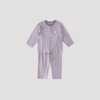 巴厘小猪 竹纤维洋甘菊 幽兰紫 73cm 儿童家居服套装