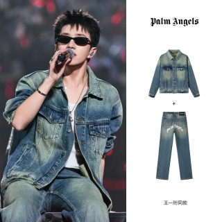 Palm Angels 【明星同款】秋冬新款做旧牛仔裤 情侣款