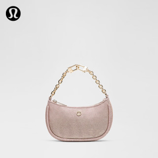lululemon City Essentials Nano 女士单肩包 闪光 香槟粉 O/S