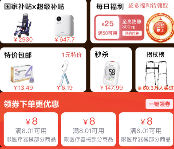 【疯狂28h】医疗器械月底大放价，健康好物五折起