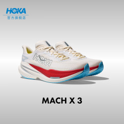HOKA 夏马赫 X 3轻便回弹竞训公路跑步鞋