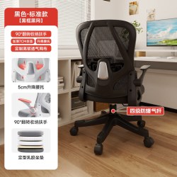 杰庭 人体工学电脑椅  【标准款】黑色 | 四级气杆