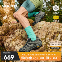 MERRELL MOAB 3 男子徒步鞋 J035881 黑灰色 42