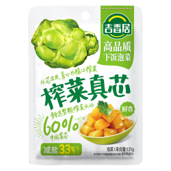 吉香居 榨菜真芯 0添加脂肪减盐 135g 泡菜咸菜