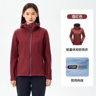 移动端：伯希和 户外软壳衣秋冬男专业防风保暖夹克运动外套女冲锋衣内胆