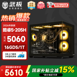 VTG 魔界 家用办公台式电脑游戏台式机电脑主机全套（15代酷睿5-205H 16G 1T RTX5060）