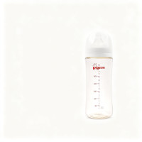 贝亲 PPSU宽口径自然实感防胀气奶瓶330ml L号奶嘴 6个月+ AA193