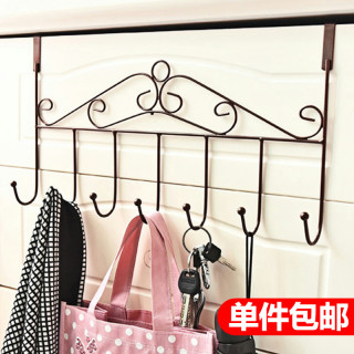 门后挂钩免打孔墙上挂衣架神器门上挂架壁挂子强力无痕衣服帽衣钩