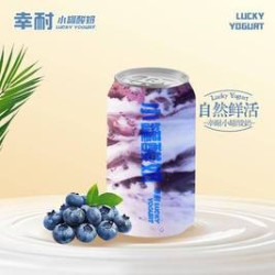 幸耐 蓝莓酸奶罐罐330ml