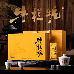牛栏坑肉桂武夷岩茶叶大红袍乌龙茶正岩肉桂茶浓香型送人礼盒250g