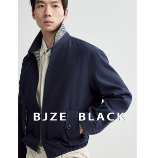 伯爵卓尔 拼接撞色复古风工装夹克外套男士26秋季新款上装 B631449 深海蓝 L (175)